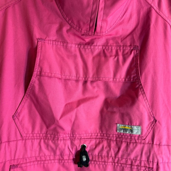 CHLOROPHYLLE Sz XL (estimated ) High Neck Hooded Zipper Vented Canvass Jacket - Picture 3 of 14